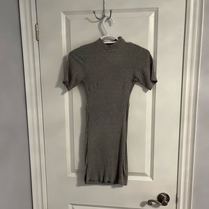 Revamped mini, knit, bodycon dress